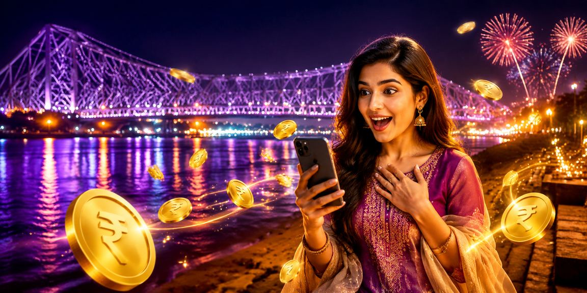 Player enjoying mobile casino games in Kolkata